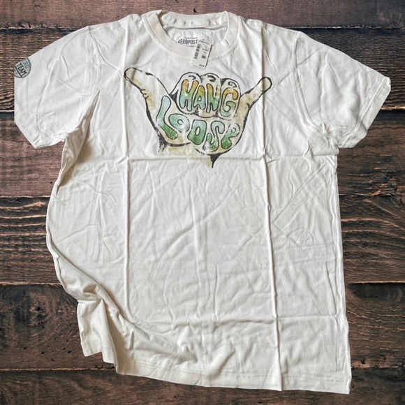 Men’s Aeropostal “Hang Loose” Graphic Tee | Size XL | BRAND NEW - Picture 2 of 5